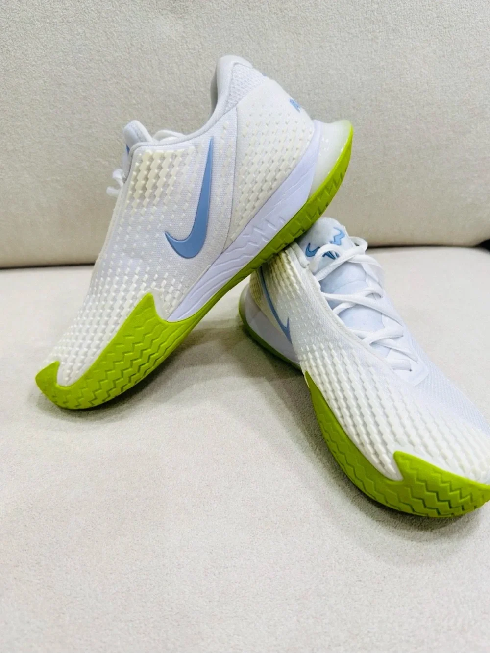 Nike Air Zoom Vapor Pro Rafa Tennis Shoes White Volt
